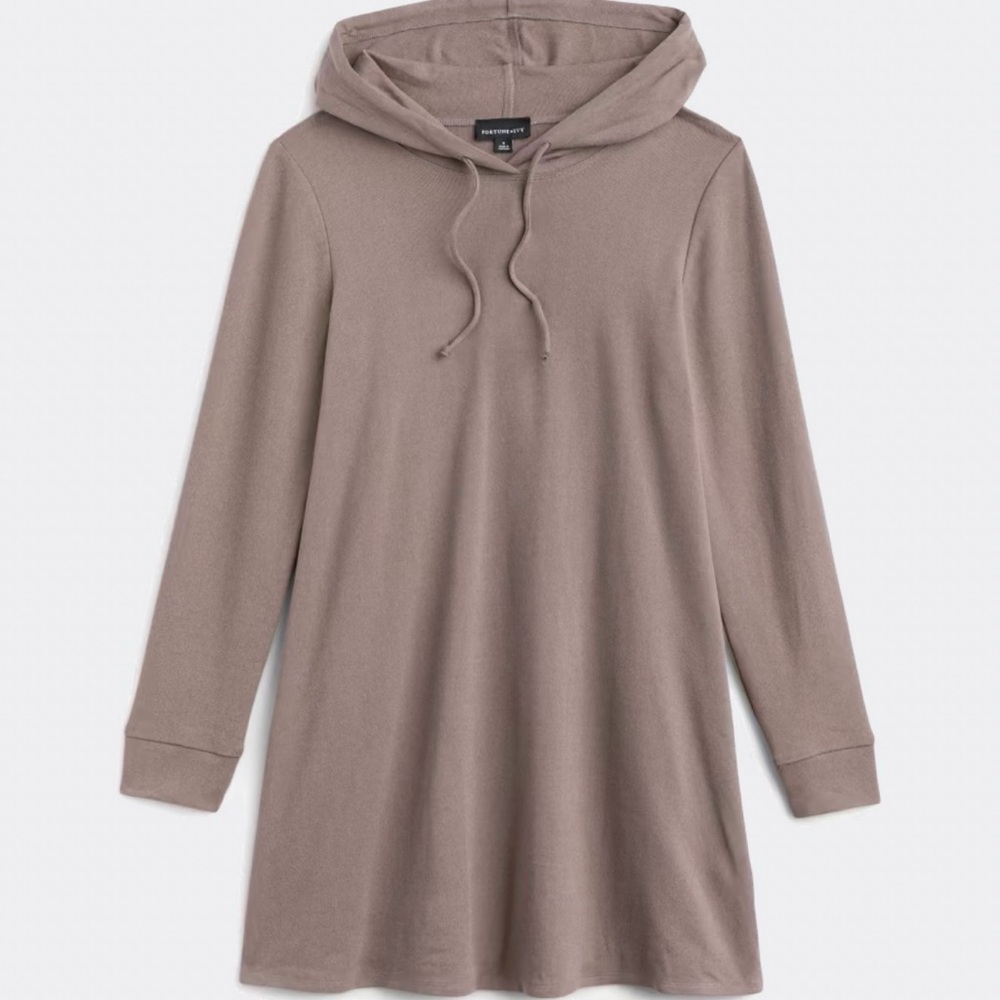 Fortune + Ivy Long Sleeve Taupe Dress - NWT
